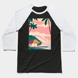 Hawaii Painting Baseball T-Shirt